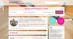 Desktop Screenshot of designjobs.ie